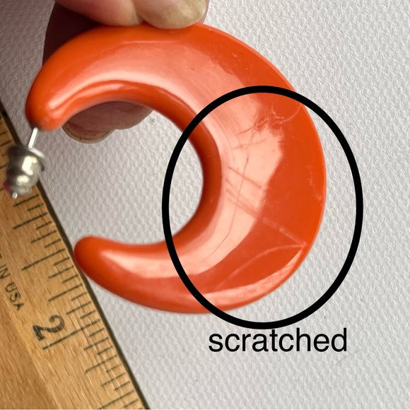 Vintage Kenneth Jay Lane 8pr Boxed Set Crescent Slice Hoop Earrings KJL Designer - Picture 8 of 16